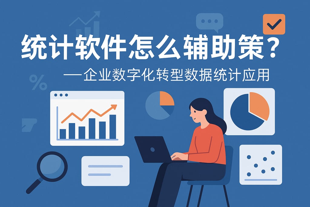统计软件怎么辅助决策？企业数字化转型数据统计应用