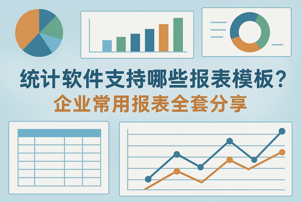 统计软件支持哪些报表模板？企业常用报表全套分享