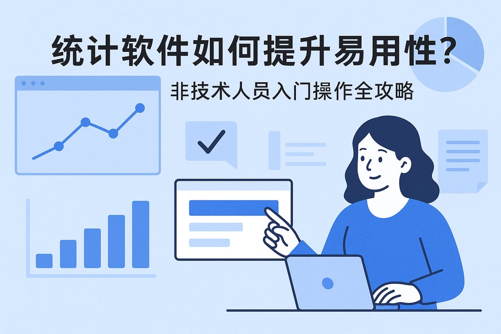 统计软件易用性如何提升？非技术人员入门操作全攻略