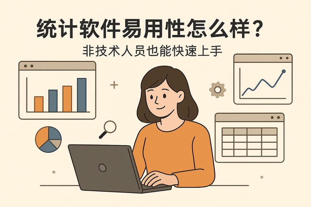 统计软件易用性怎么样？非技术人员也能快速上手
