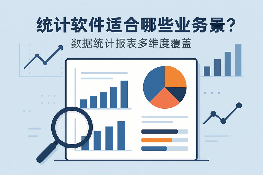 统计软件适合哪些业务场景？数据统计报表多维度覆盖