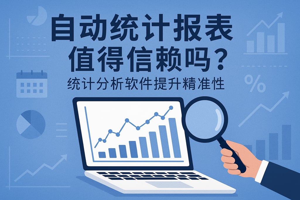 自动统计报表值得信赖吗？统计分析软件提升精准性