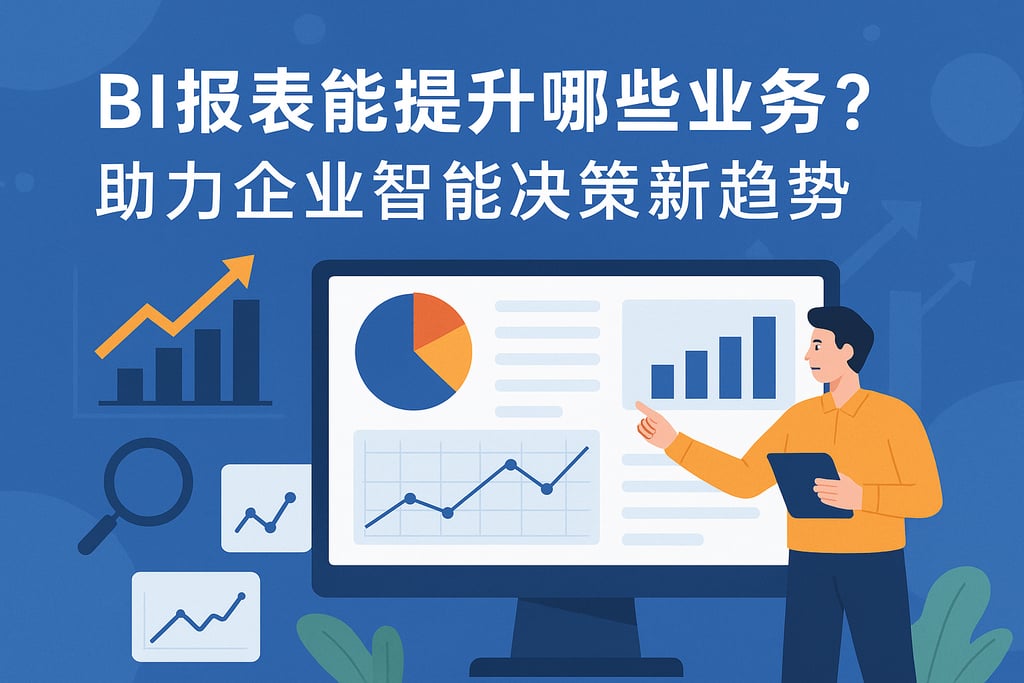 BI报表能提升哪些业务？助力企业智能决策新趋势
