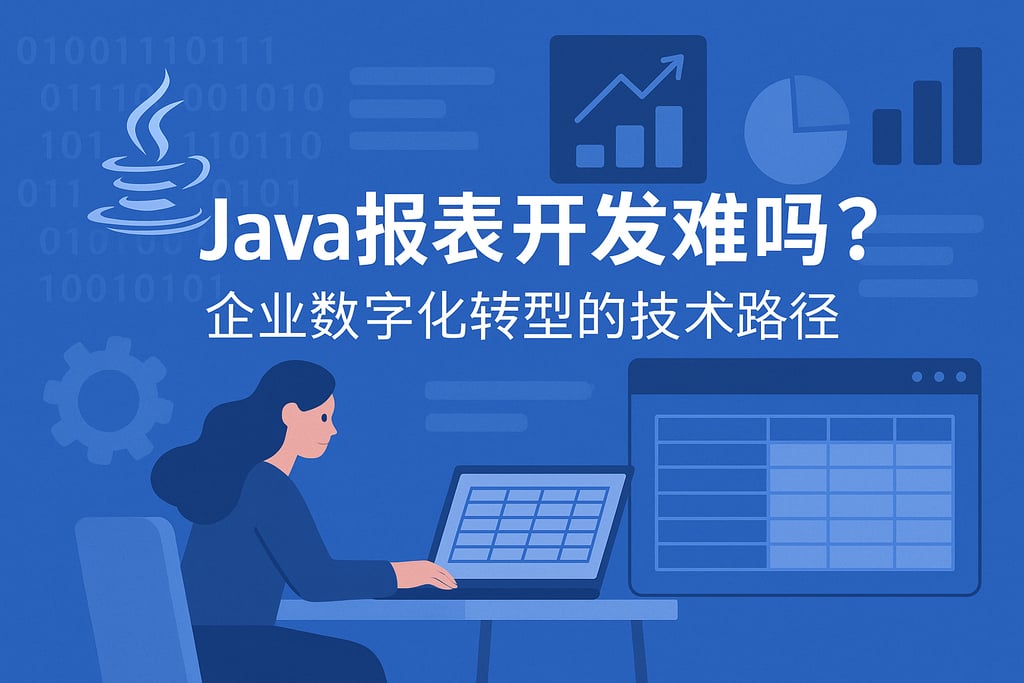 Java报表开发难吗？企业数字化转型的技术路径