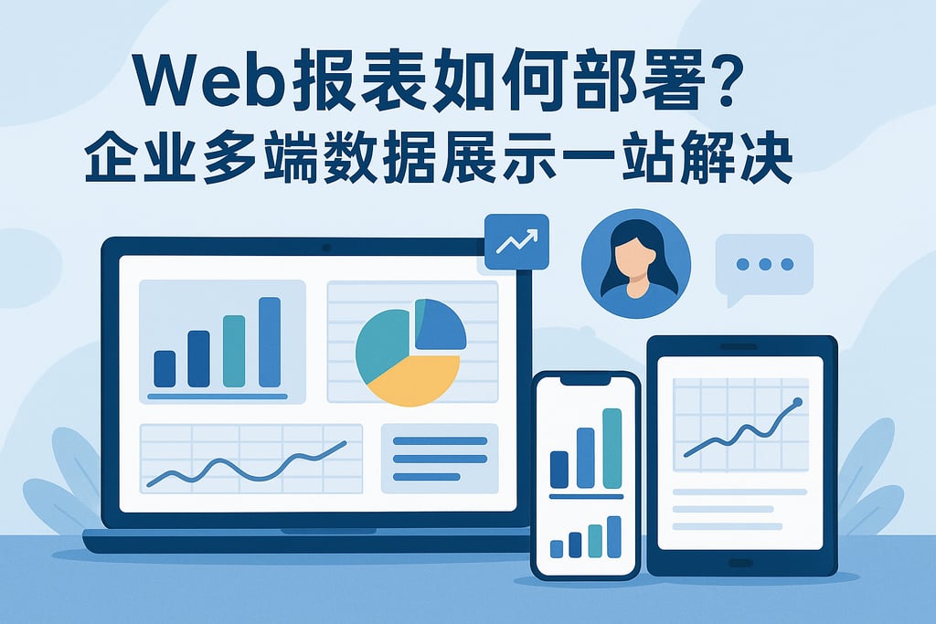Web报表如何部署？企业多端数据展示一站解决