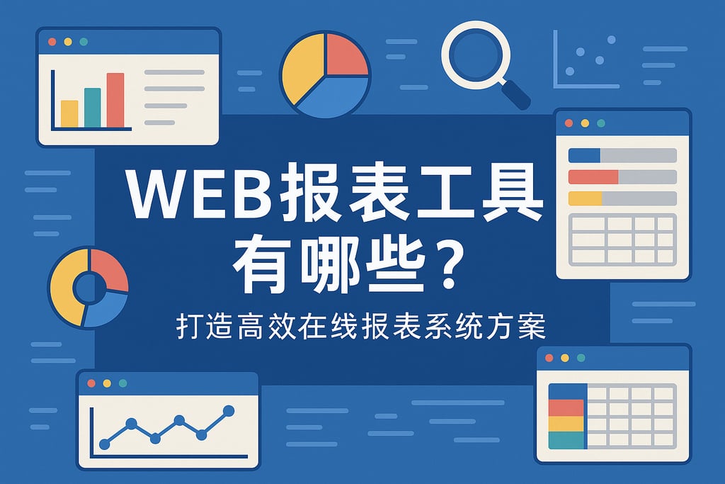 Web报表工具有哪些？打造高效在线报表系统方案