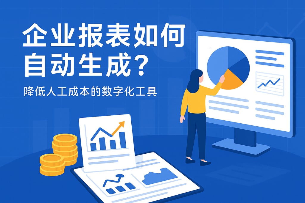 企业报表如何自动生成？降低人工成本的数字化工具