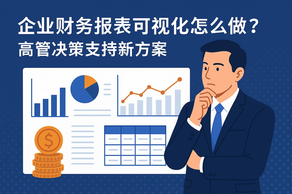 企业财务报表可视化怎么做？高管决策支持新方案