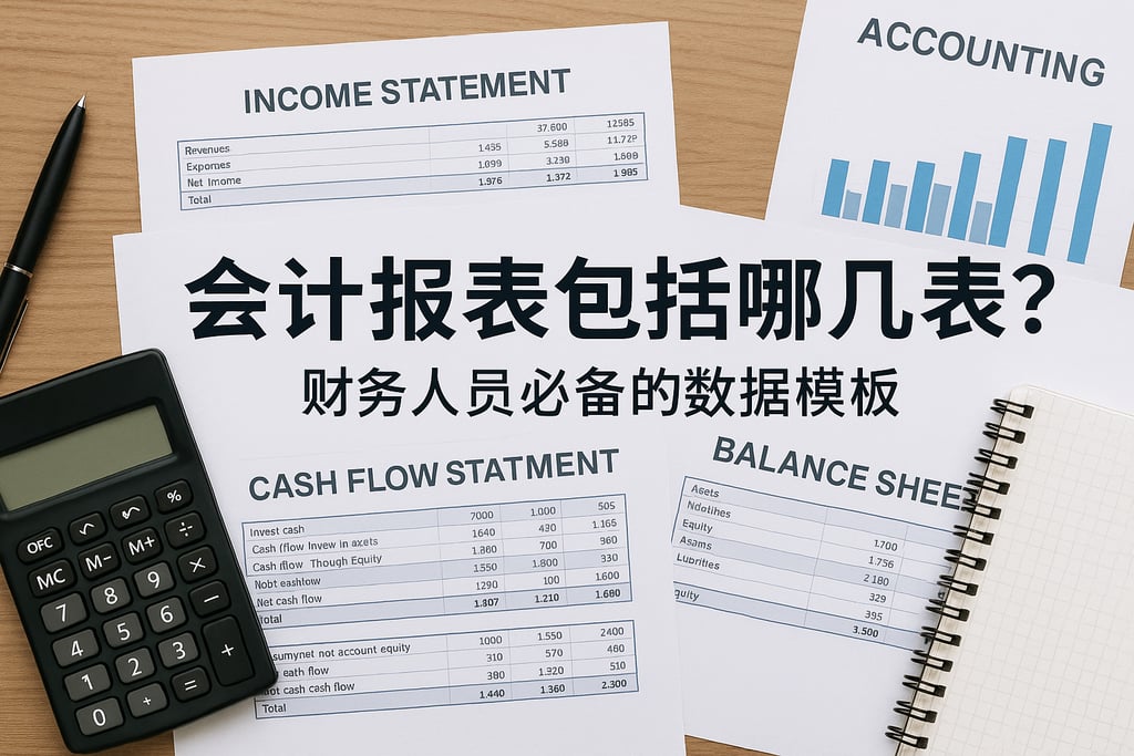 会计报表包括哪几个表？财务人员必备的数据模板