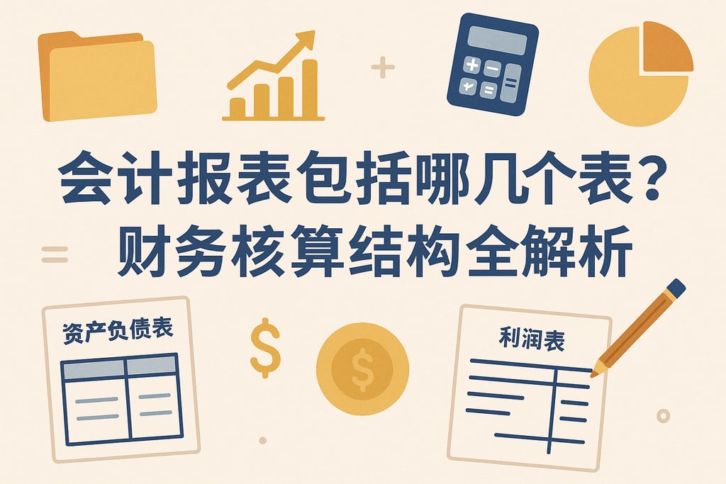 会计报表包括哪几个表？财务核算结构全解析