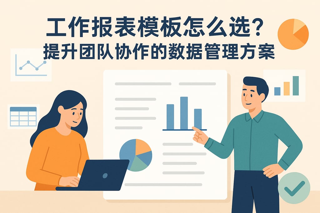 工作报表模板怎么选？提升团队协作的数据管理方案