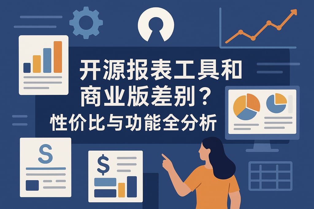 开源报表工具和商业版差别？性价比与功能全分析