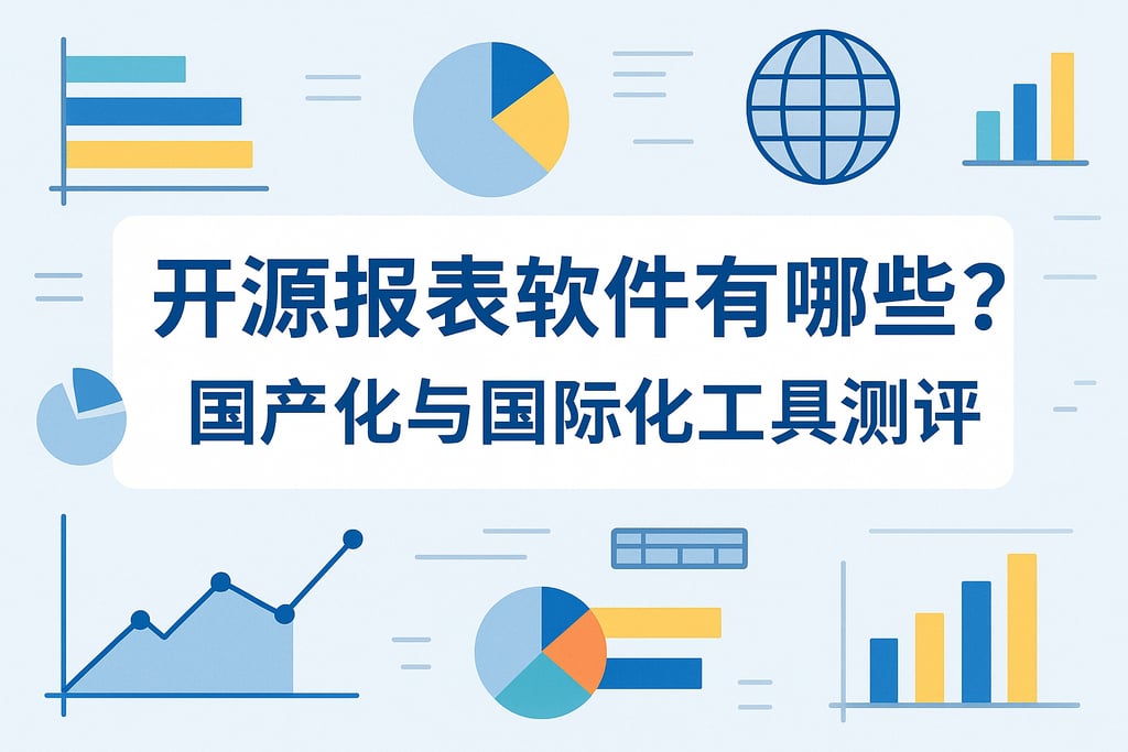 开源报表软件有哪些？国产化与国际化工具测评