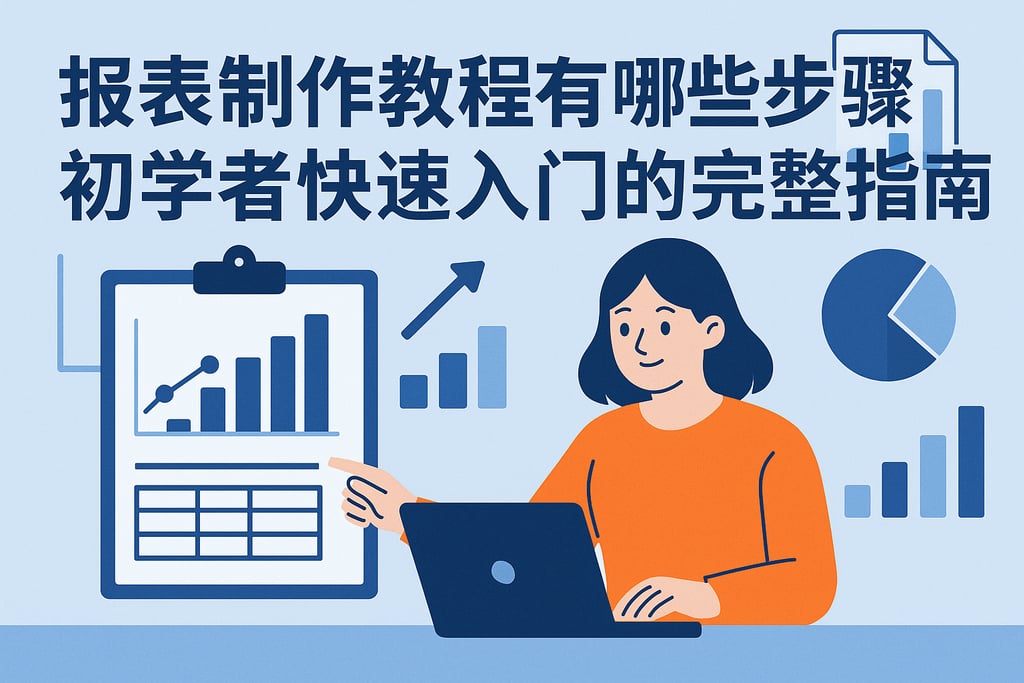 报表制作教程有哪些步骤？初学者快速入门的完整指南