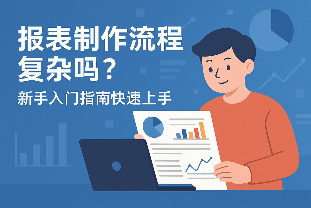 报表制作流程复杂吗？新手入门指南快速上手