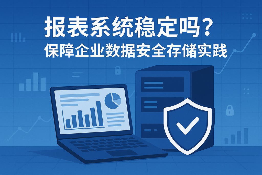 报表系统稳定吗？保障企业数据安全存储实践