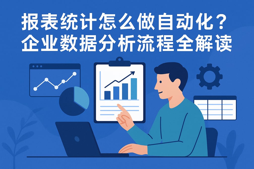 报表统计怎么做自动化？企业数据分析流程全解读