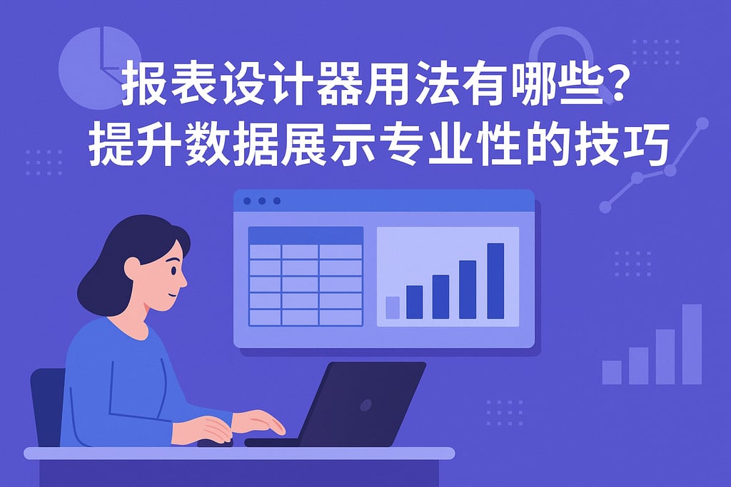 报表设计器用法有哪些？提升数据展示专业性的技巧