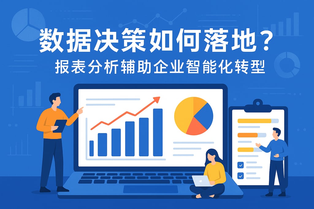 数据决策如何落地？报表分析辅助企业智能化转型
