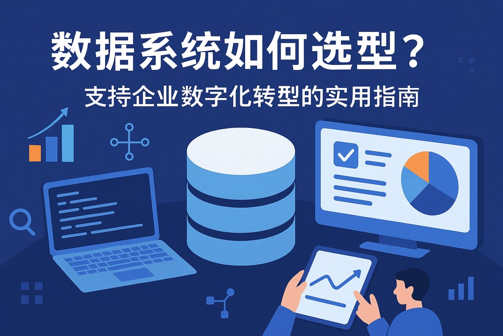 数据系统如何选型？支持企业数字化转型的实用指南