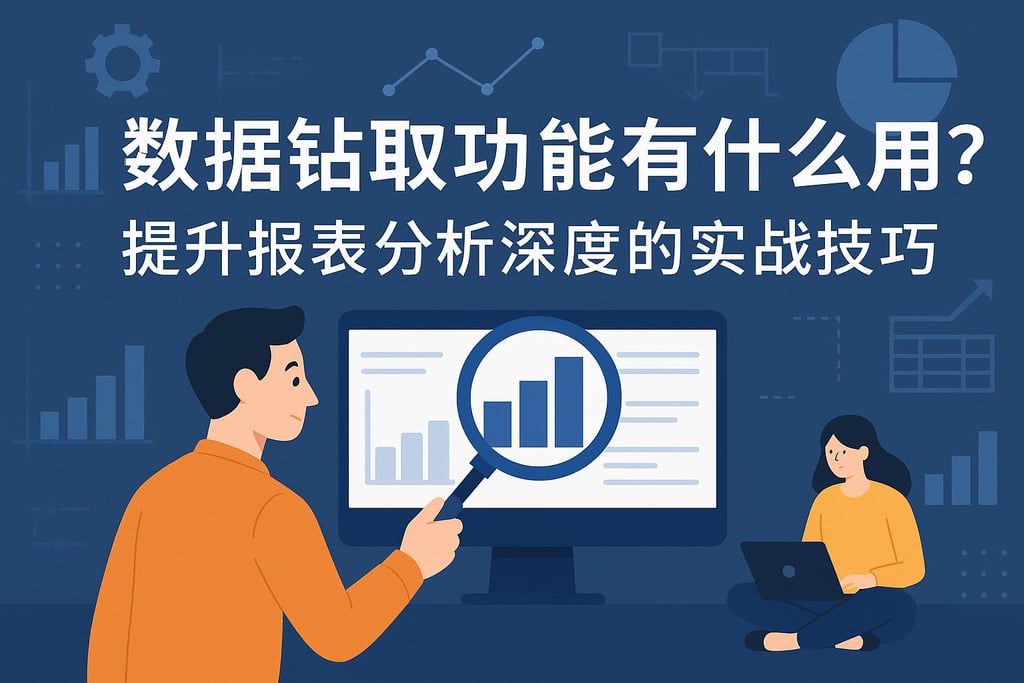 数据钻取功能有什么用？提升报表分析深度的实战技巧