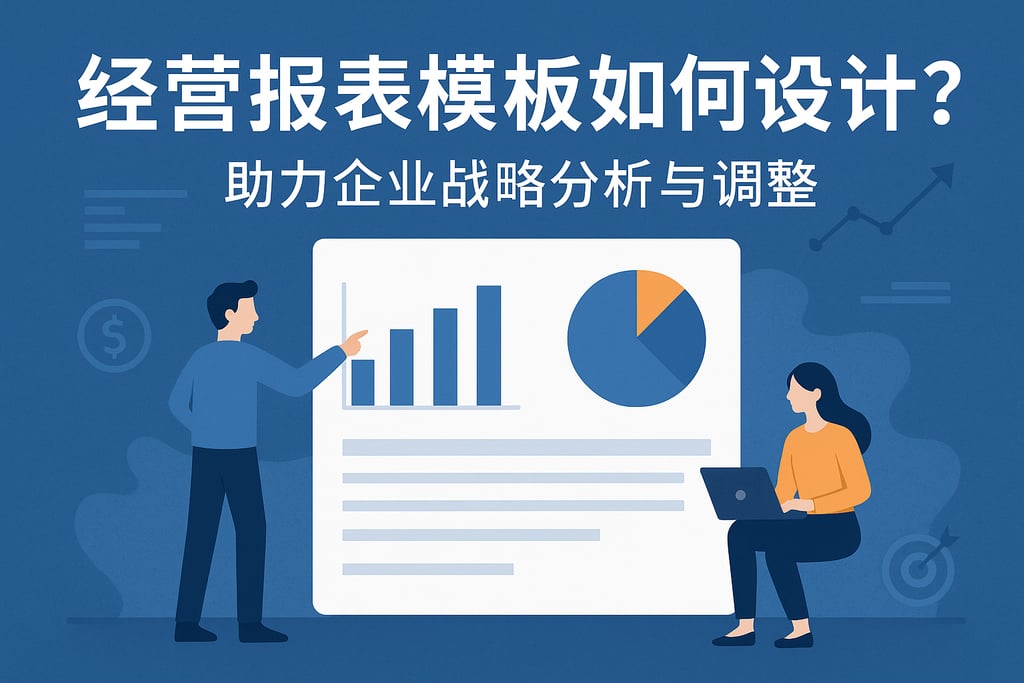 经营报表模板如何设计？助力企业战略分析与调整