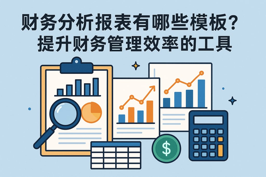 财务分析报表有哪些模板？提升财务管理效率的工具