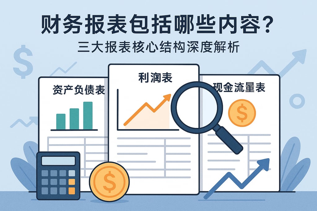财务报表包括哪些内容？三大报表核心结构深度解析