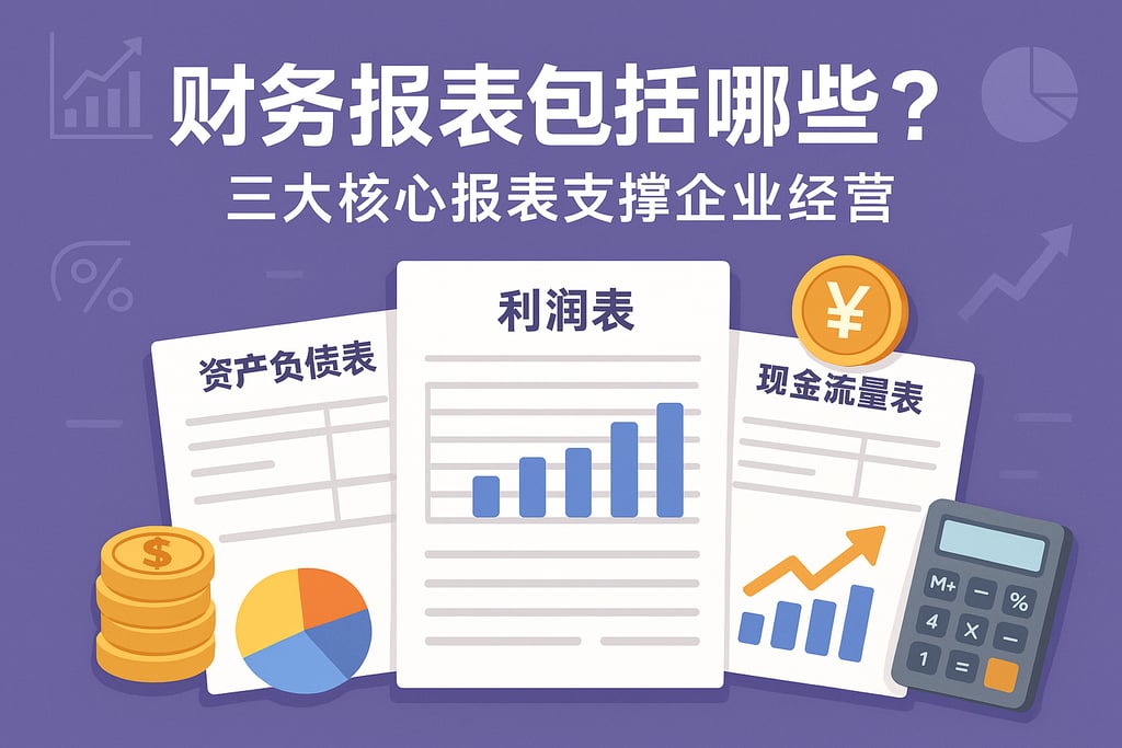 财务报表包括哪些？三大核心报表支撑企业经营
