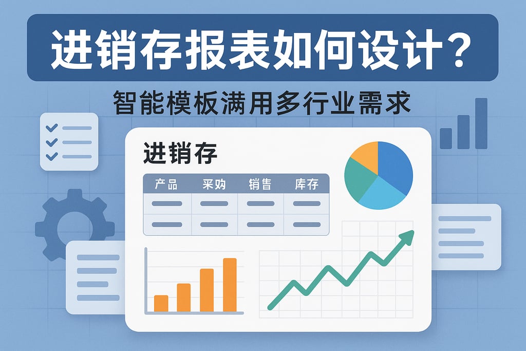 进销存报表如何设计？智能模板满足多行业需求