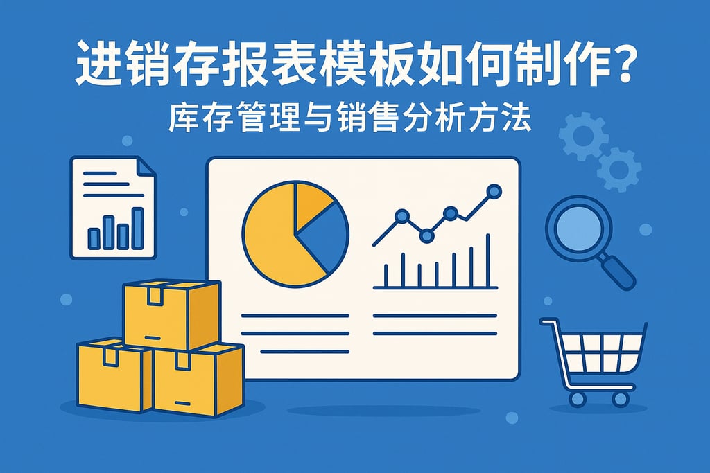 进销存报表模板如何制作？库存管理与销售分析方法