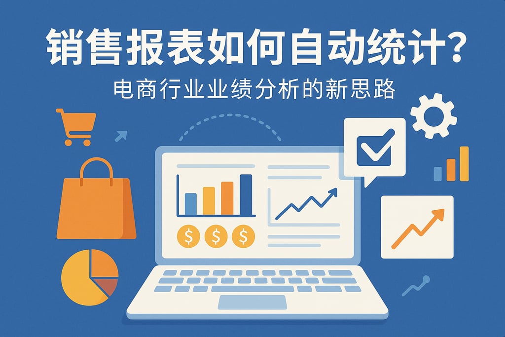 销售报表如何自动统计？电商行业业绩分析的新思路