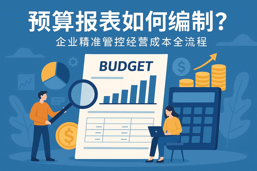 预算报表如何编制？企业精准管控经营成本全流程