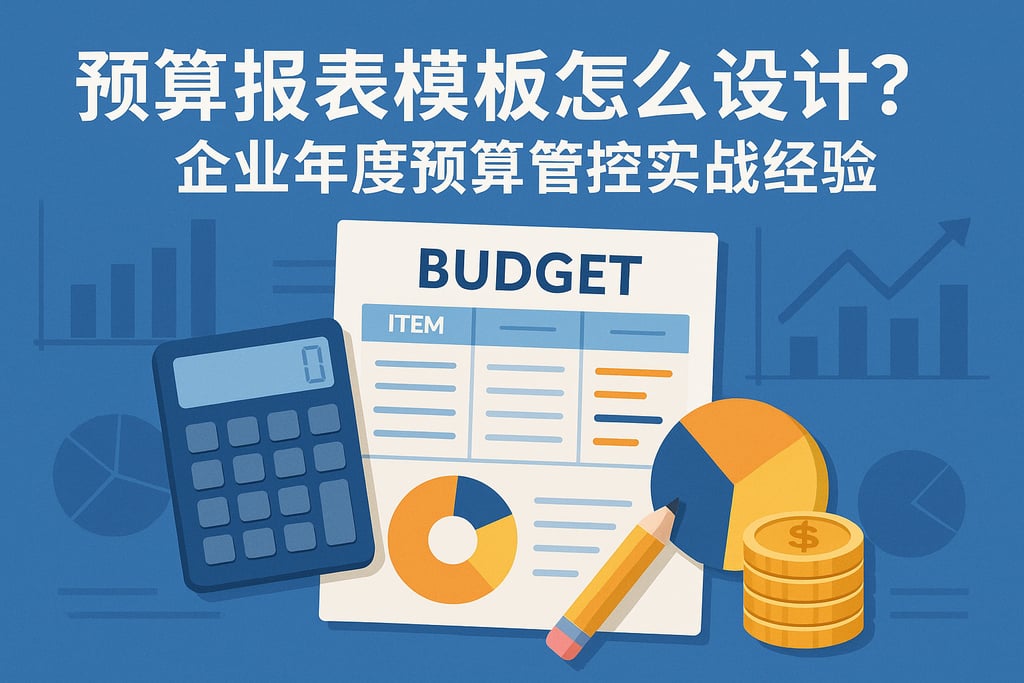 预算报表模板怎么设计？企业年度预算管控实战经验