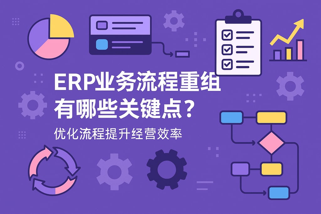 ERP业务流程重组有哪些关键点？优化流程提升经营效率