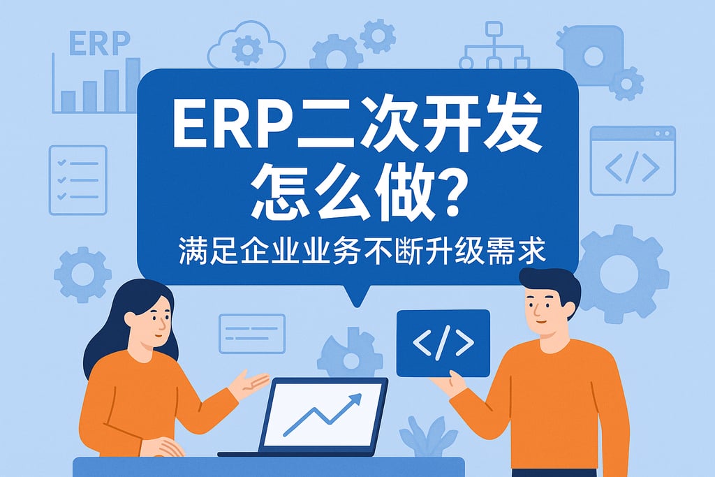 ERP二次开发怎么做？满足企业业务不断升级需求