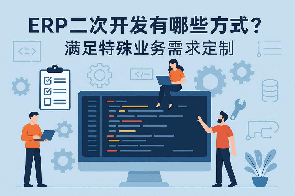 ERP二次开发有哪些方式？满足特殊业务需求定制