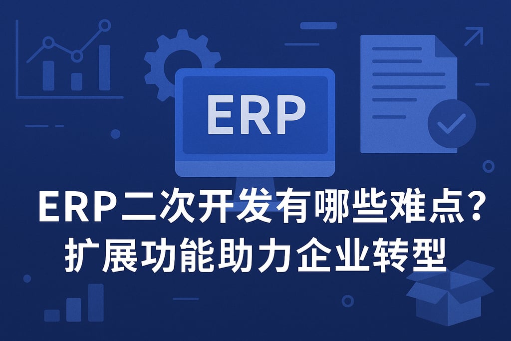 ERP二次开发有哪些难点？扩展功能助力企业转型