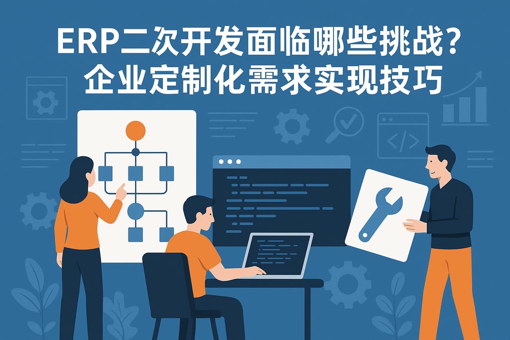 ERP二次开发面临哪些挑战？企业定制化需求实现技巧