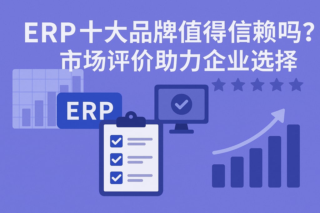 ERP十大品牌值得信赖吗？市场评价助力企业选择