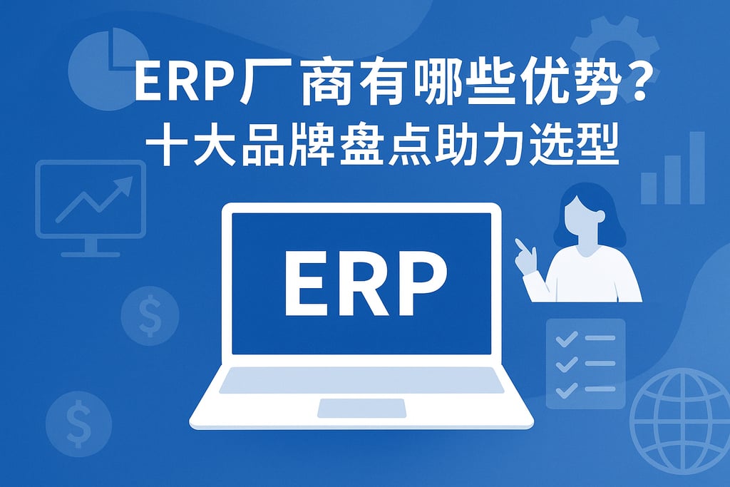 ERP厂商有哪些优势？十大品牌盘点助力选型