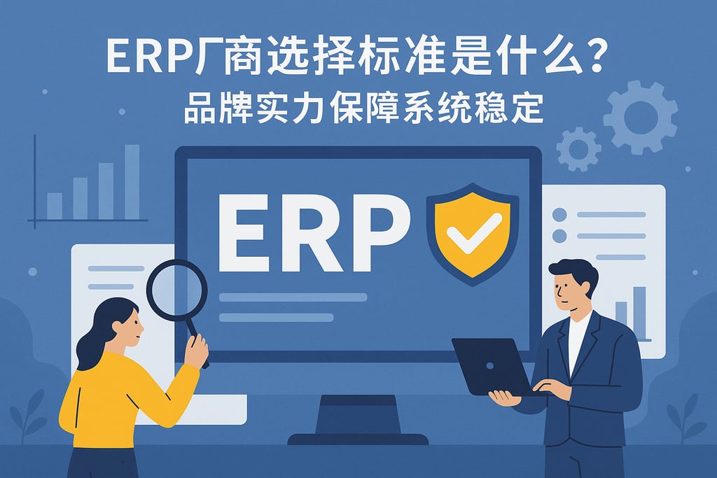 ERP厂商选择标准是什么？品牌实力保障系统稳定