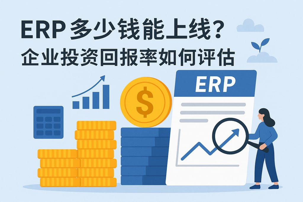 ERP多少钱能上线？企业投资回报率如何评估