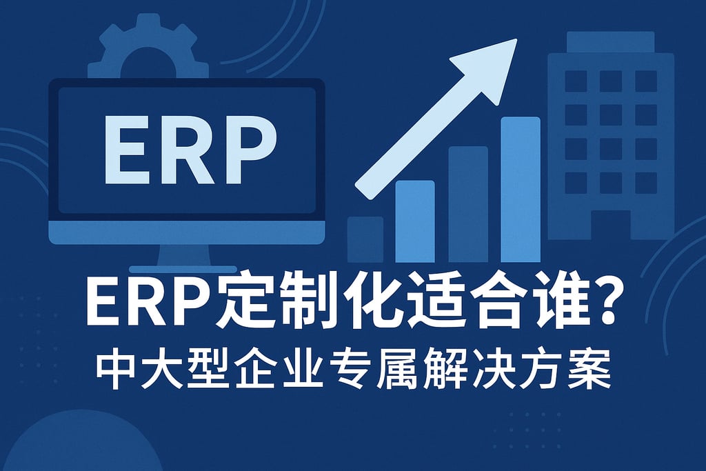ERP定制化适合谁？中大型企业专属解决方案