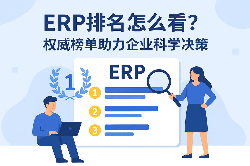 ERP排名怎么看？权威榜单助力企业科学决策