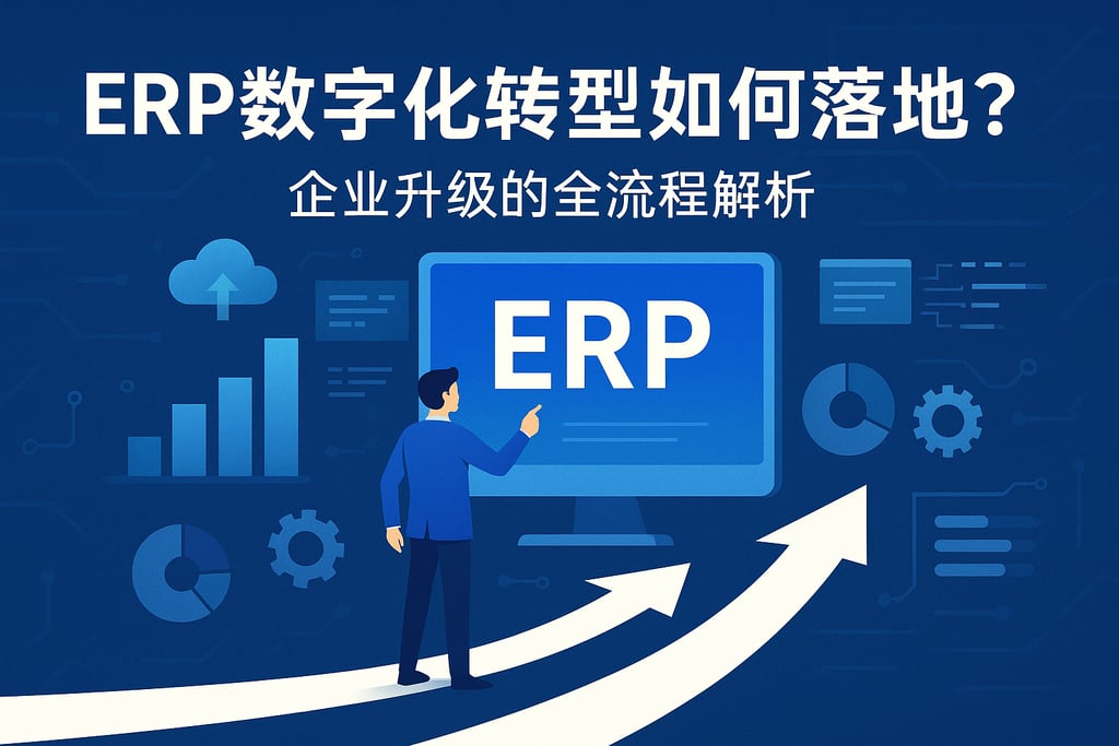 ERP数字化转型如何落地？企业升级的全流程解析