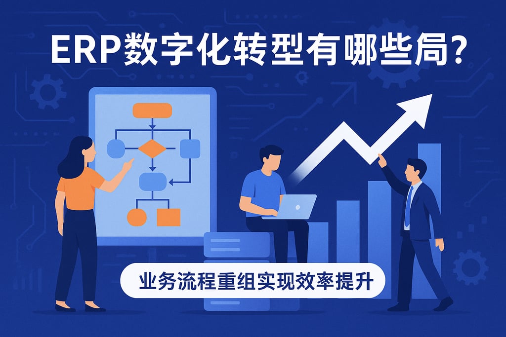 ERP数字化转型有哪些趋势？业务流程重组实现效率提升