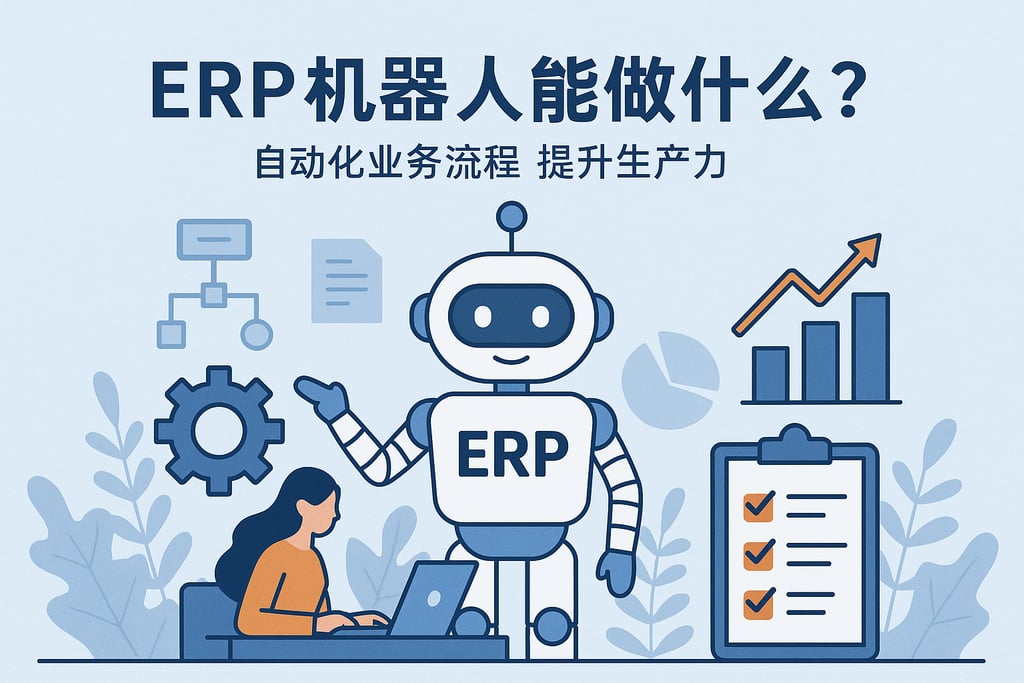 ERP机器人能做什么？自动化业务流程提升生产力