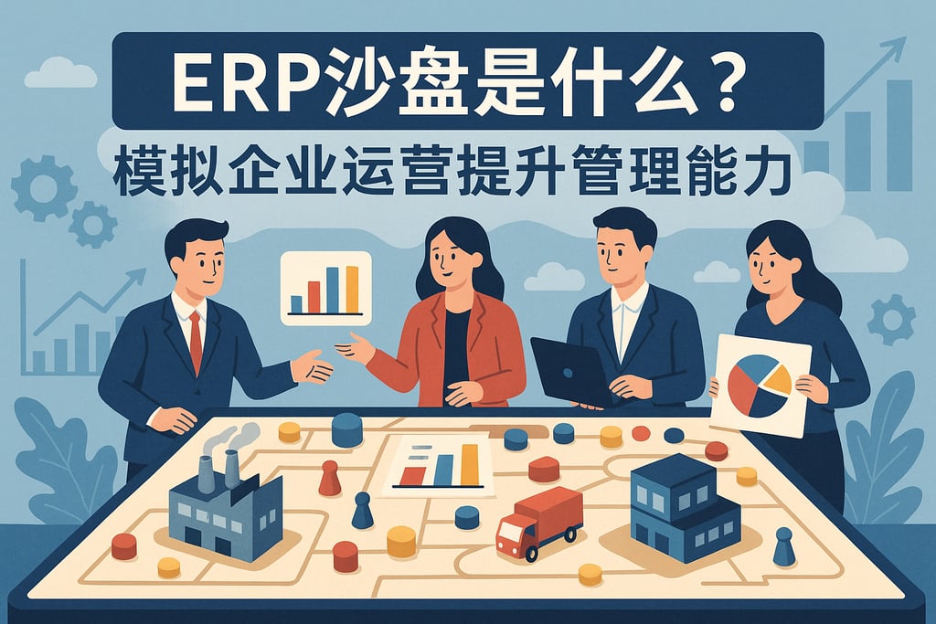 ERP沙盘是什么？模拟企业运营提升管理能力