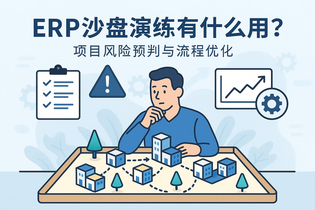 ERP沙盘演练有什么用？项目风险预判与流程优化